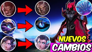 MOONTON MODIFICA TODO MOBILE LEGENDS NUEVOS REVAMPS THAMUZ DYRROTH  CAMBIOS VISUALES [upl. by Sharl]