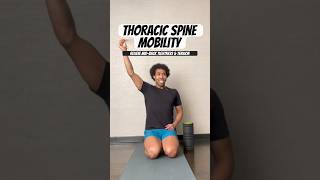 Thoracic spine mobility follow along Relieve tightness amp tension in your mid back backpainrelief [upl. by Dream]