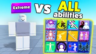 EXTREME NPC vs ALL ABILITIES Roblox Blade Ball [upl. by Rolyks328]