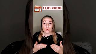 Pronunciation in French The butcher🇬🇧La Boucherie🇫🇷 A1 CEFR Beginner french frenchforbeginners [upl. by Tobit]