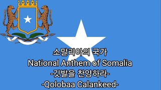 소말리아의 국가 National Anthem of Somalia 어느 나라의 국기든 Qolobaa Calankeed [upl. by Maurilla26]