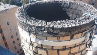 Brick Chimney Exterior amp Interior Repair [upl. by Anatsirhc189]