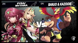 Super Smash Bros Ultimate  PyraMythra VS Banjo amp Kazooie [upl. by Fasano]