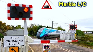 Soon to be permanently closed Markle Level Crossing East Lothian [upl. by Jean-Claude]