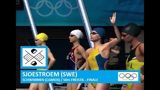 🏅 SCHWIMMEN  50m Freistil  Finale Damen  OLYMPIA 2024 [upl. by Asus]