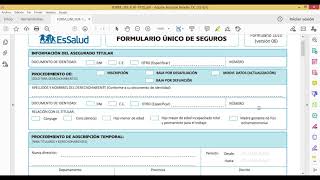 COMO TRAMITAR EL DERECHOHABIENTES ANTE ESSALUD  FORMULARIO 1010 V6 [upl. by Voltz]