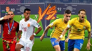 BRAZUCAS NATURALIZADOS VS SELEÇÃO BRASILEIRA  FIFA EXPERIMENTOS [upl. by Lumbye717]