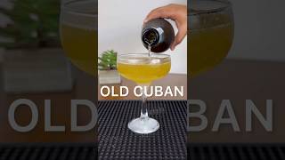 CÓCTEL OLD CUBAN O VIEJO CUBANO cocktail drinks shorts ron [upl. by Cecile223]