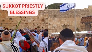 Sukkot Priestly Blessing at The Western Wall  Birkat Kohanim [upl. by Grange786]