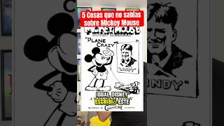 5 cosas sobre Mickey Mouse que NO SABIAS [upl. by Eceerahs]