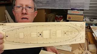 A tiny Harvey Baltimore clipper 8gun plankonframe wooden ship [upl. by Kirstin]