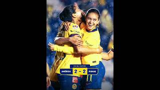 América Femenil vs Pumas Femenil [upl. by Aibun]