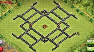 CoC Town Hall 9 Anti Hog Base Design  The Elysium [upl. by Echikson955]