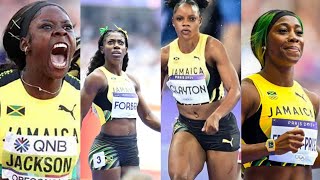 ParisOlympics Jamaica named 4×100 women relay team at Olympics tia alana Forbes kemba [upl. by Enialb]