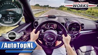 Mini Countryman JCW 231HP AUTOBAHN POV ACCELERATION amp TOP SPEED by AutoTopNL [upl. by Aivatnuhs676]