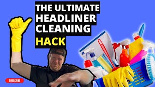 How to clean headliner [upl. by Aniretak]