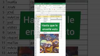 👉Correcciones de nombre en Excel excel consejos exceltips exceltutorial trucos tips hack [upl. by Ileyan295]