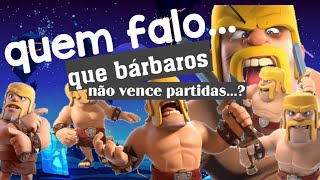 CAUSANDO com DECK de BÁRBAROS  Clash Royale [upl. by Adel]