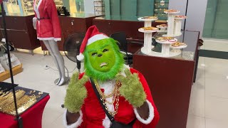 The Grinch Riding in St Lucia for the first time  Rodney bay Mall tree lighting  Storyboy Vlogs [upl. by Acirre]