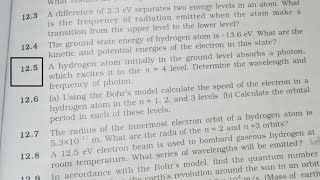 hydrogen atom initially in the ground level absorbs a Photon which excite it to n  4 level [upl. by Adnohr]