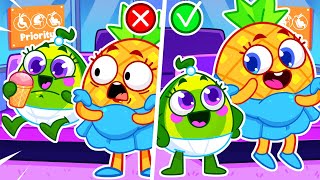 Avocado Baby Pretends to be Pregnant Like Pineapple Funny Stories for Kids🥑 [upl. by Anuaek]