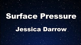 Karaoke♬ Surface Pressure From quotEncantoquot  Jessica Darrow 【No Guide Melody】 Instrumental [upl. by Redla]