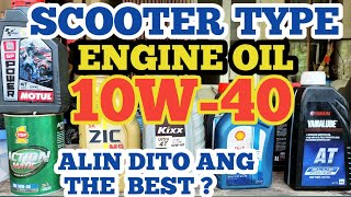 BEST SCOOTER TYPE ENGINE OIL 10W40 [upl. by Hanny]