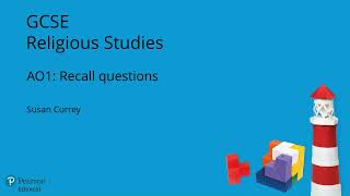 Pearson Edexcel GCSE Religious Studies AO1 Recall questions [upl. by Nygem]