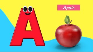 ABC Phonics Song  Toddlers learning video A for Apple ABC Song Nursery Rhymes Alphabet Song [upl. by Reifinnej]