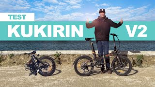 Meilleur vélo⚡électrique⚡pliable  Test Kukirin V2 [upl. by Mackenzie]