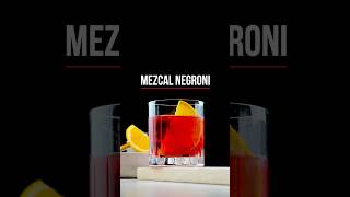 Mezcal Negroni negroni cocktails drink bar recipe mezcal [upl. by Joby3]