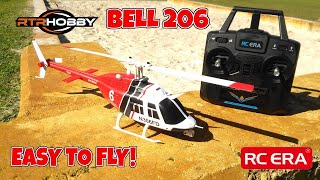 This New RC ERA C138 Bell 206 Scaled Helicopter is PERFECT for Beginners  RTRHobby [upl. by Dorwin]