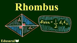 Rhombus  Basics and Properties  Geometry  All Competitive Exams  Edusaral [upl. by Aicelet]