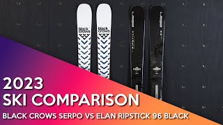 2023 Black Crows Serpo vs Elan Ripstick 96 Black [upl. by Enyledam]