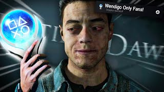 Until Dawn Has The Scariest Platinum Trophy Ever [upl. by Halvaard]