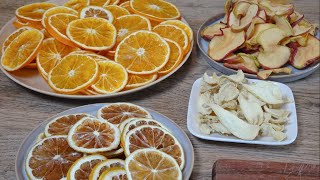 Diy dried fruit and spice tea recipe  three different tea blends teabags gift ideas [upl. by Adahs]