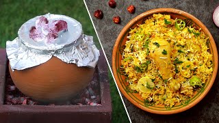 Matka Biryani Recipe By SooperChef  Pot Biryani Eid Special [upl. by Sral]