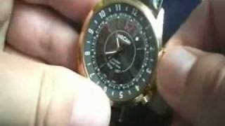 Vulcain Cricket 18k Dual Time Wrist Alarm Armbandwecker [upl. by Bevin]