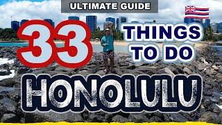 33 Amazing Things To Do and Eat in HONOLULU HAWAII The Ultimate Food Tour And Oahu Travel Guide [upl. by Amal810]