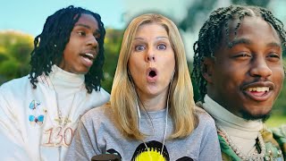 Mom REACTS to Lil Tjay Polo G amp Fivio Foreign  Headshot Official Video [upl. by Gati]