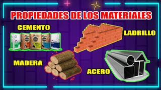 CUALES SON LAS PROPIEDADES DE LOS MATERIALES EN LA CONSTRUCCION 🧰 [upl. by Web]