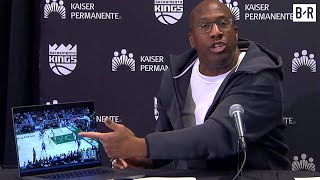 Mike Brown Brought a Laptop to Postgame Press Conference to Explain His Ejection [upl. by Takara]