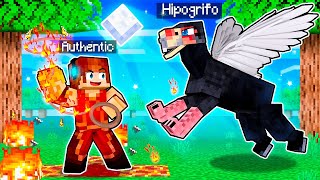 DOMANDO UM HIPOGRIFO COM O PODER DO FOGO   Minecraft Avatar 10 [upl. by Ahsenauj]