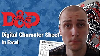 I made a DampD character sheet in Excel [upl. by Noah515]