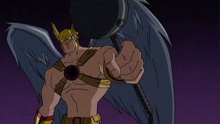 Hawkman Powers and Fight Scenes  The Batman 2004 [upl. by Cati541]