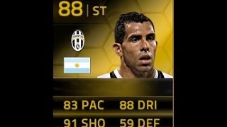 Fifa 14 UT Recensione Tevez SIF  Stat in Game [upl. by Hteazile490]