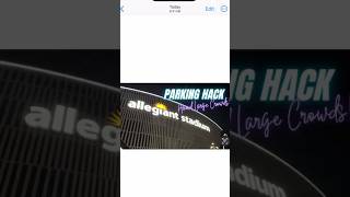 Allegiant Stadium Parking Hack allegiantstadium lasvegas raiders [upl. by Jandy277]