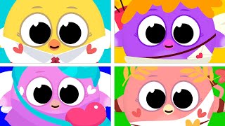 LEARN FRUITS Song for Valentines Day Giligilis 💕 Valentines Day 2024 Special Songs for Children 🎵 [upl. by Debor844]