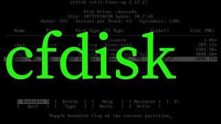 Particionamento de disco no linux FÁCIL com cfdisk [upl. by Yehus917]