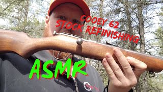 Cooey Model 62 Stock Refinishing ASMR [upl. by Rennie]